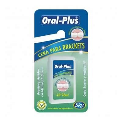 oral plus cera para brackets