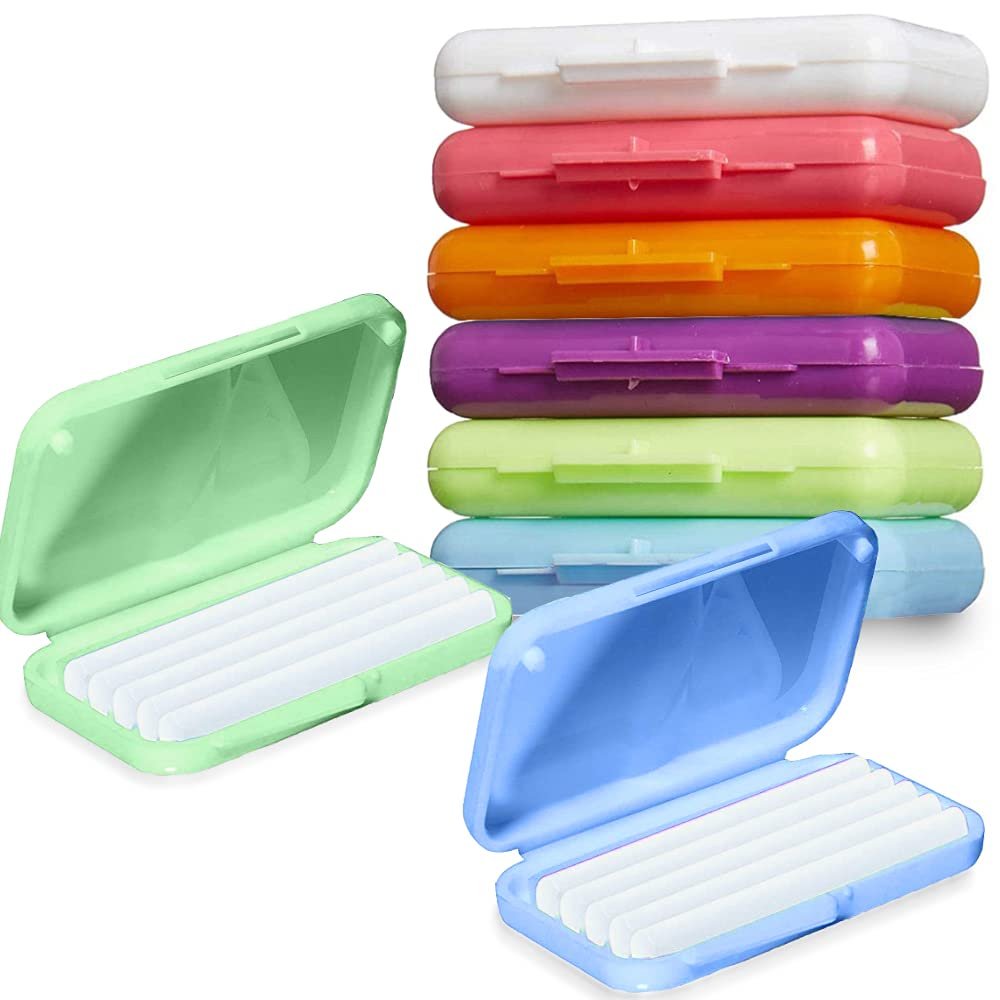 cera de ortodoncia para el cuidado dental colores variados de estuche